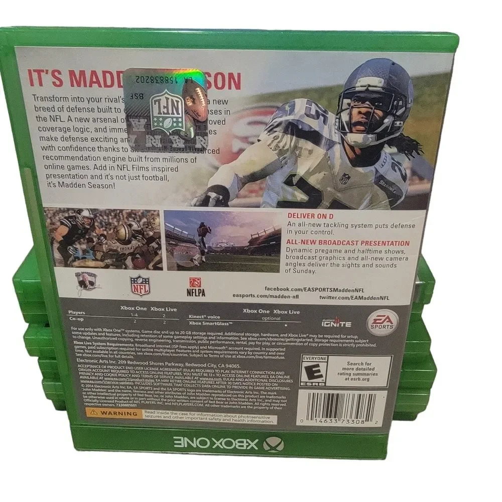 Xbox One Ea Sports Madden NFL 15 video game